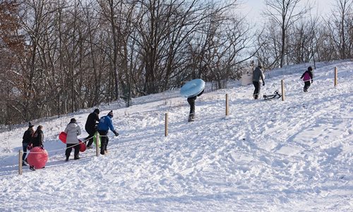 Sledding Area at Old River Farm Picnic Area